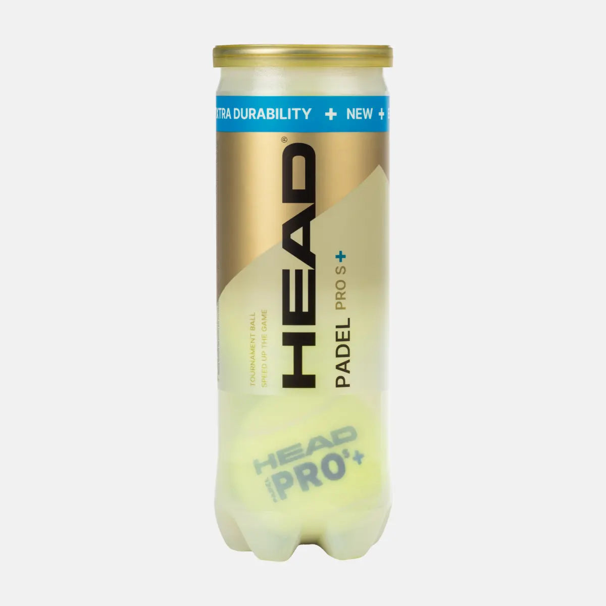HEAD PRO S+ Tube of 3 Padel Balls
