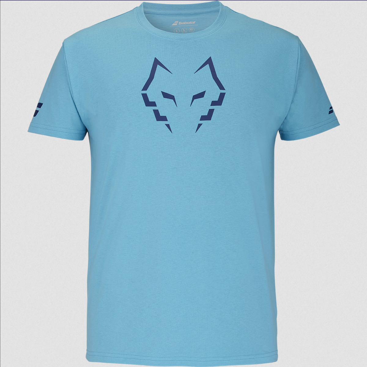 Babolat Cotton Tee Lebrón Man - Cyan Blue
