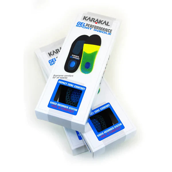 Karakal Performance Sports Insole GEL zones
