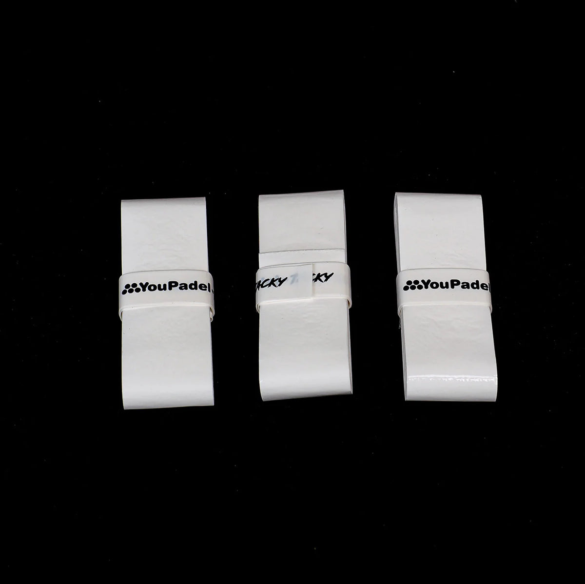 YouPadel Tacky White Overgrip - 3 Pack