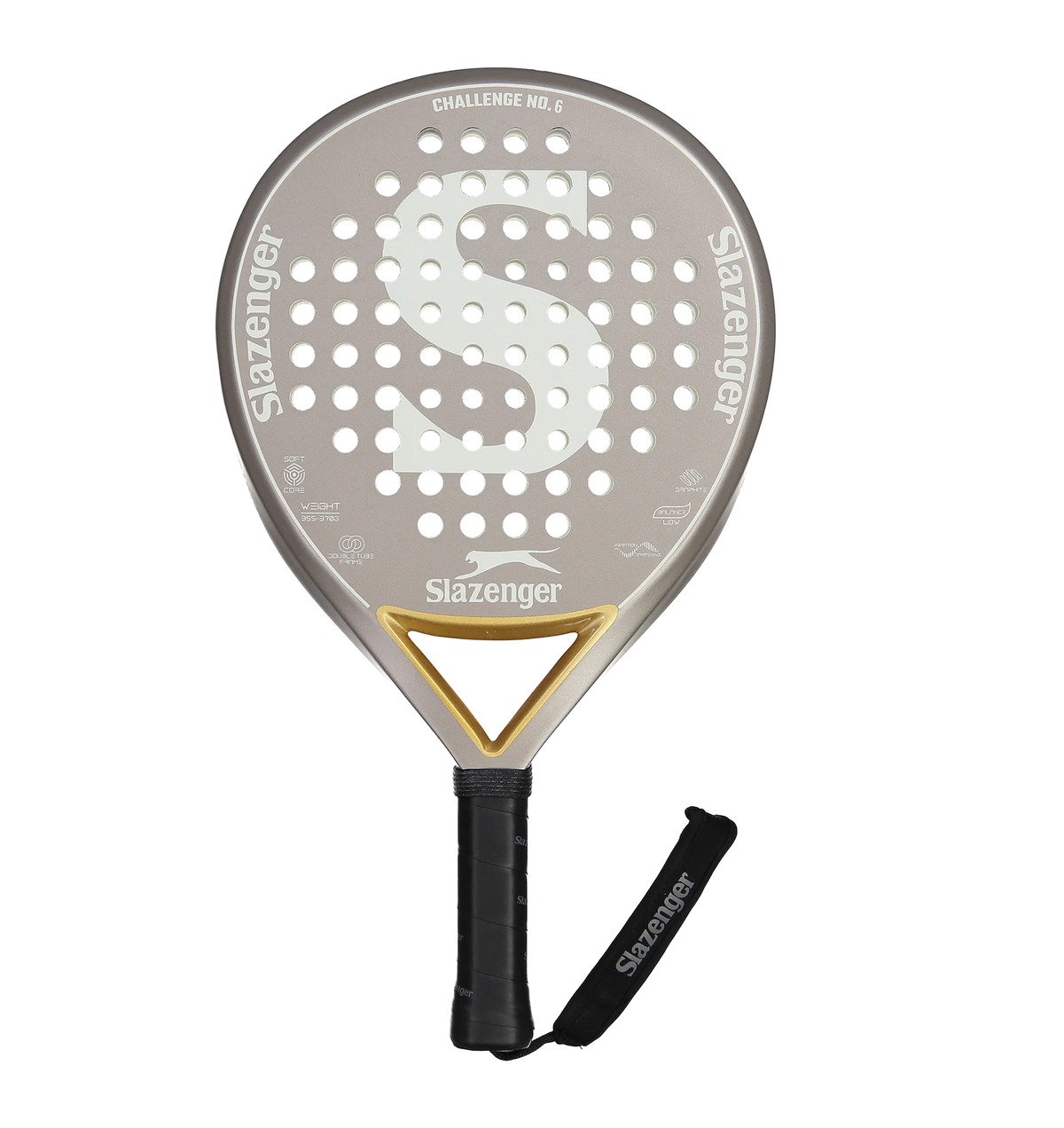 Slazenger CHALLENGE NO 6 ROUND GRAPHITE Padel Racket