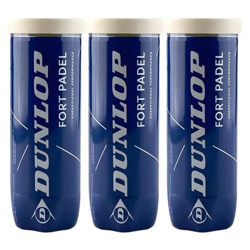 Triple Pack Dunlop FORT |3 Tubes of 3 Balls