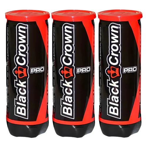Triple Pack Black Crown Pro | 3 Tubes Of 3 Balls