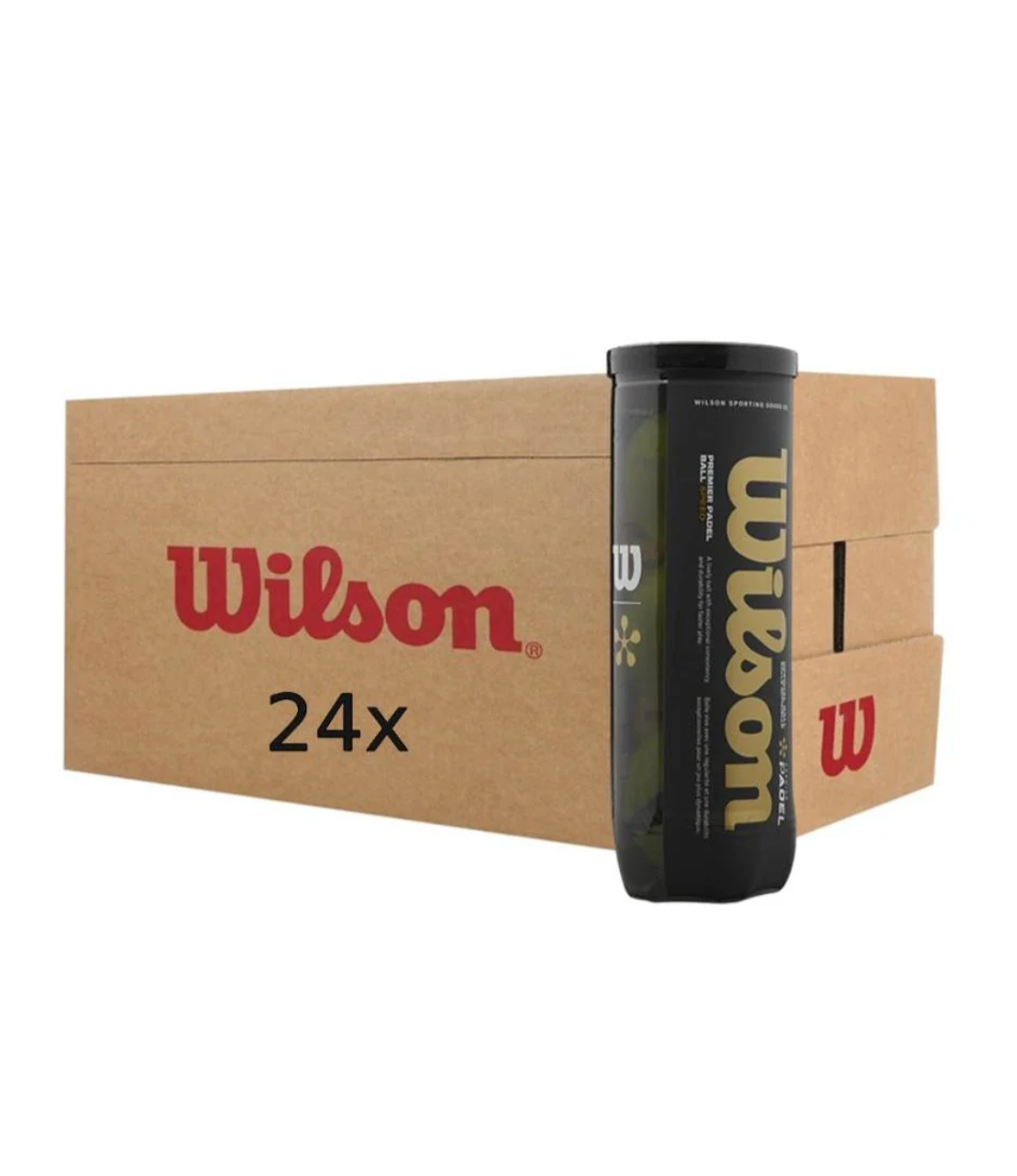 24 tubes of Wilson Premier Padel Speed Balls