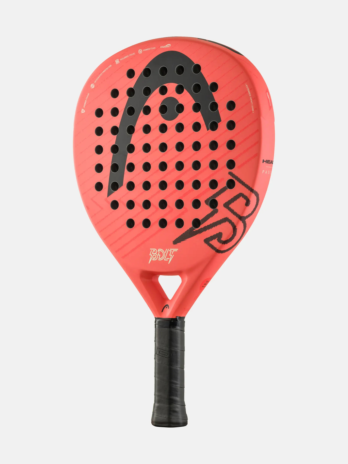 HEAD Bolt Padel Racquet Red/Black