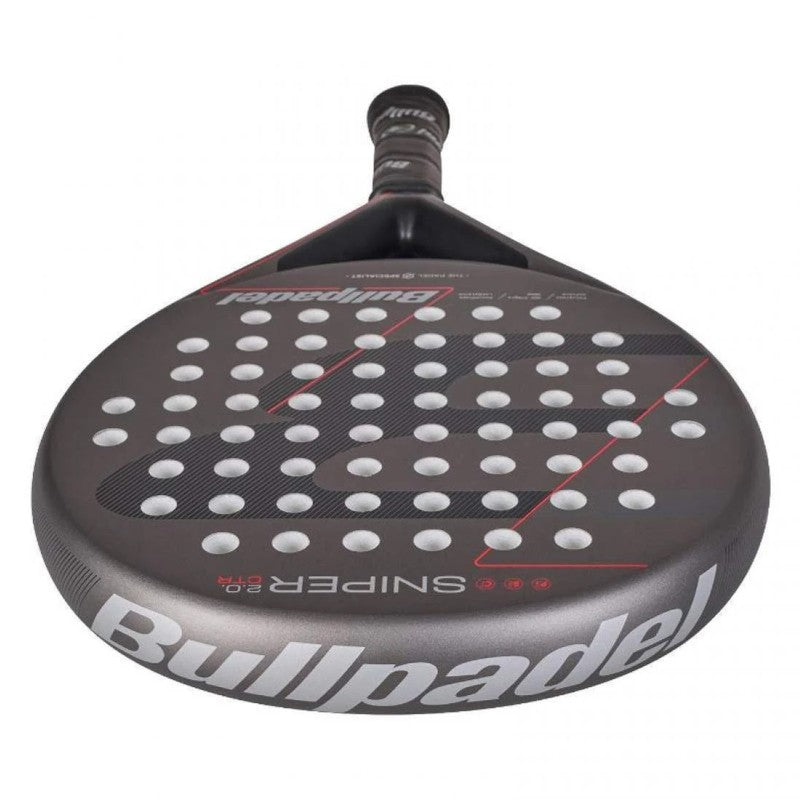 Bullpadel Sniper 2.0 Control Dark Grey 2026 Padel Racket - detail