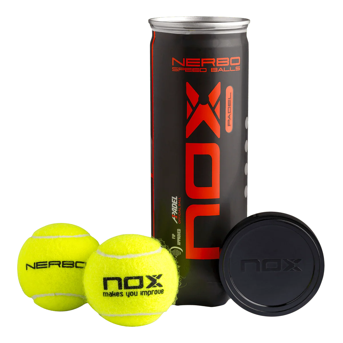Nox NERBO Padel Balls | Tube of 3 Balls