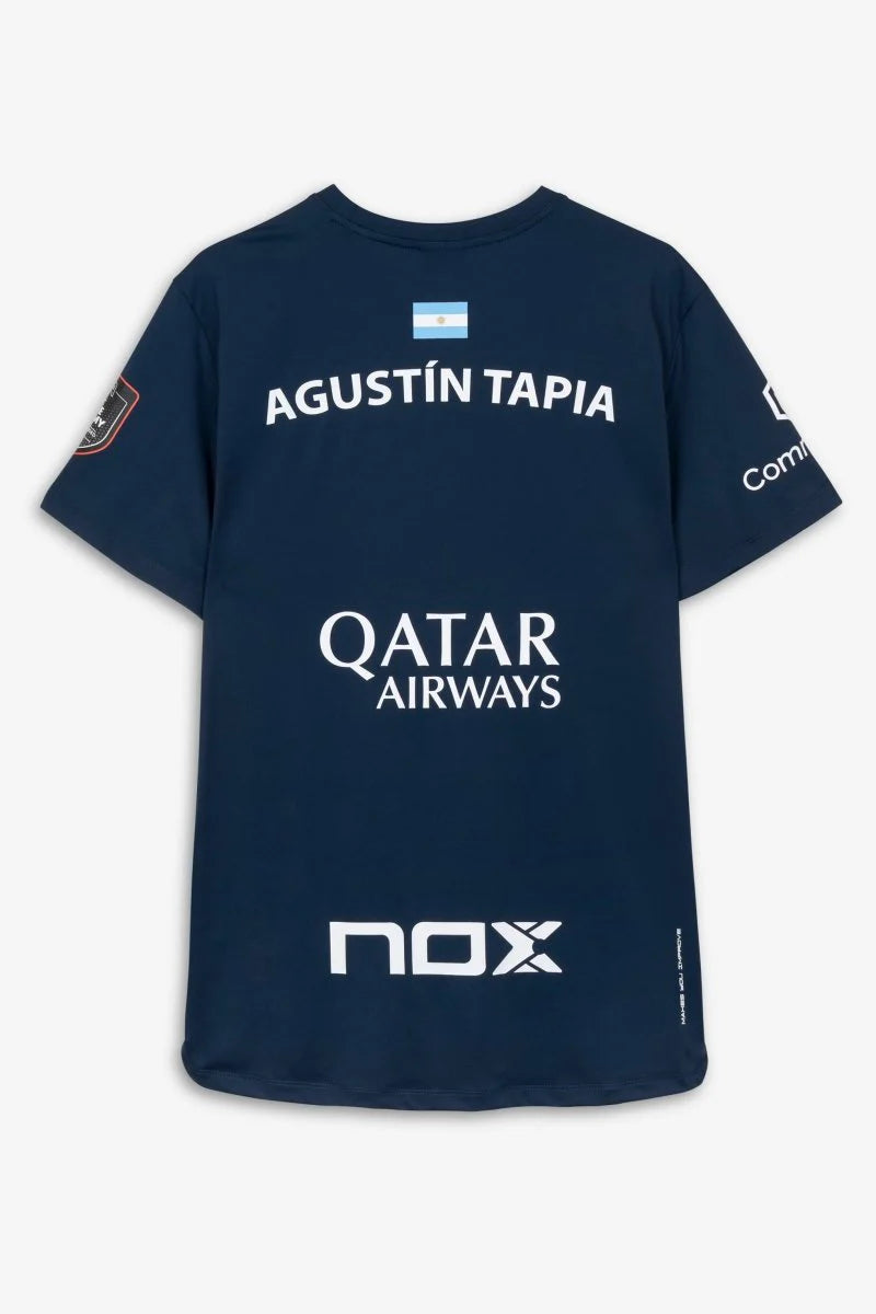 Nox Sponsors AT10 Dark Blue Agustin Tapia T-shirt 2026