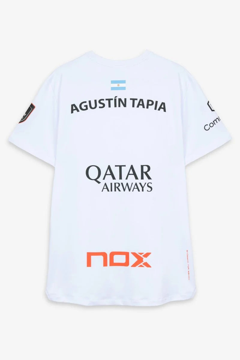 Nox Sponsors AT10 Agustin Tapia Soft White T-Shirt 2026