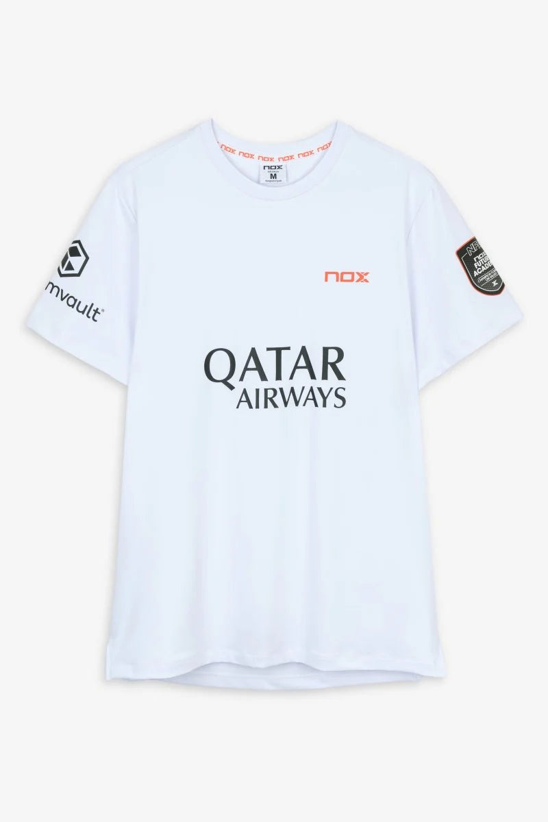 Nox Sponsors AT10 Agustin Tapia Soft White T-Shirt 2026