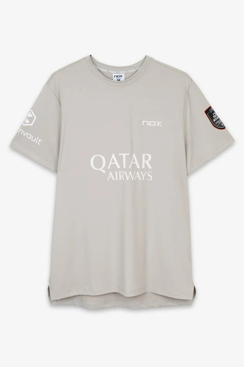 Nox Sponsors AT10 Agustin Tapia Soft Grey T-Shirt 2026