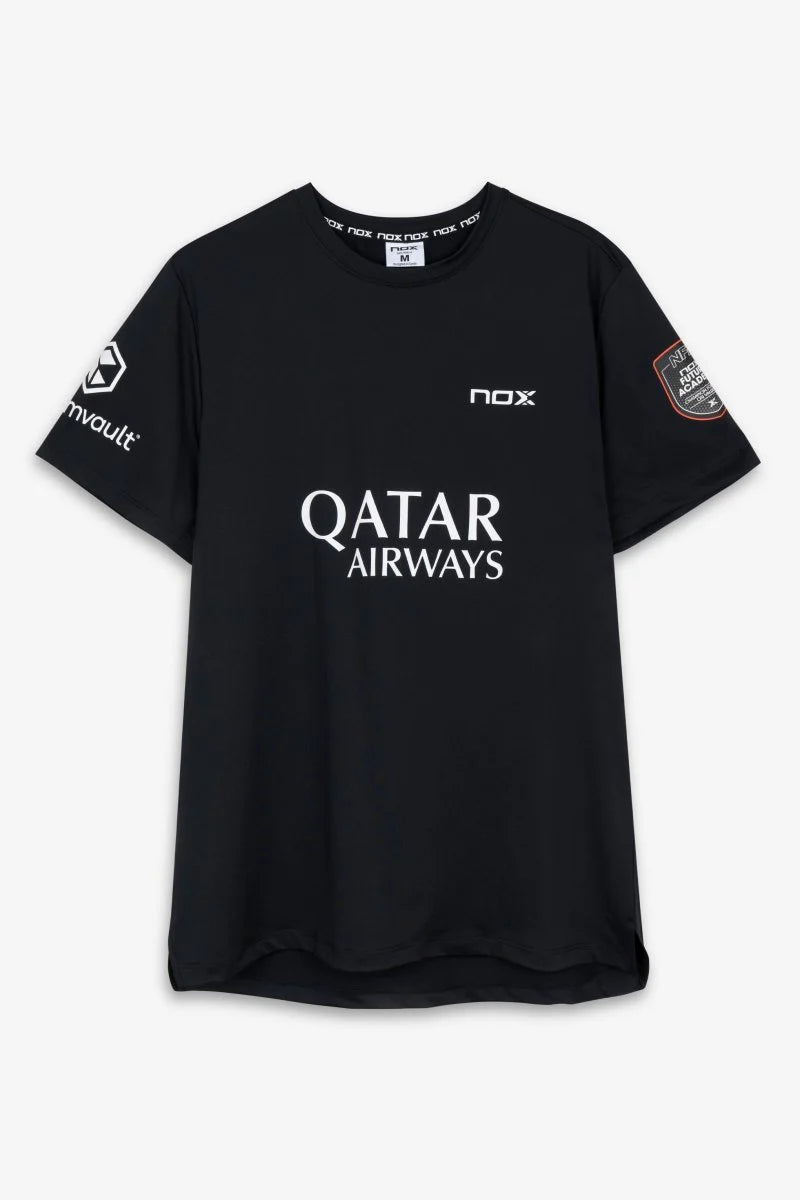 Nox Sponsors AT10 Black Agustin Tapia T-shirt 2026