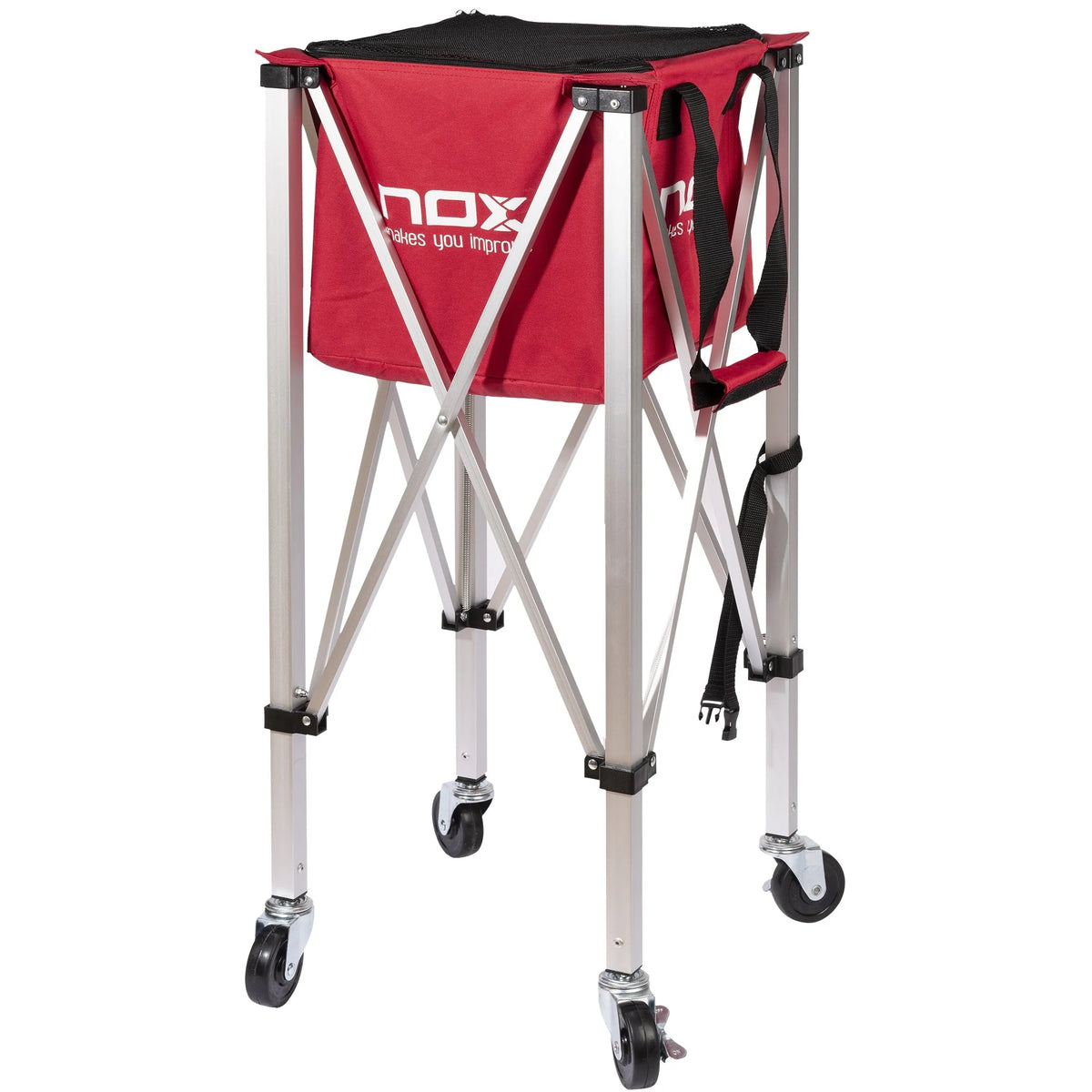 NOX Folding Basket With Wheels For Padel Classes