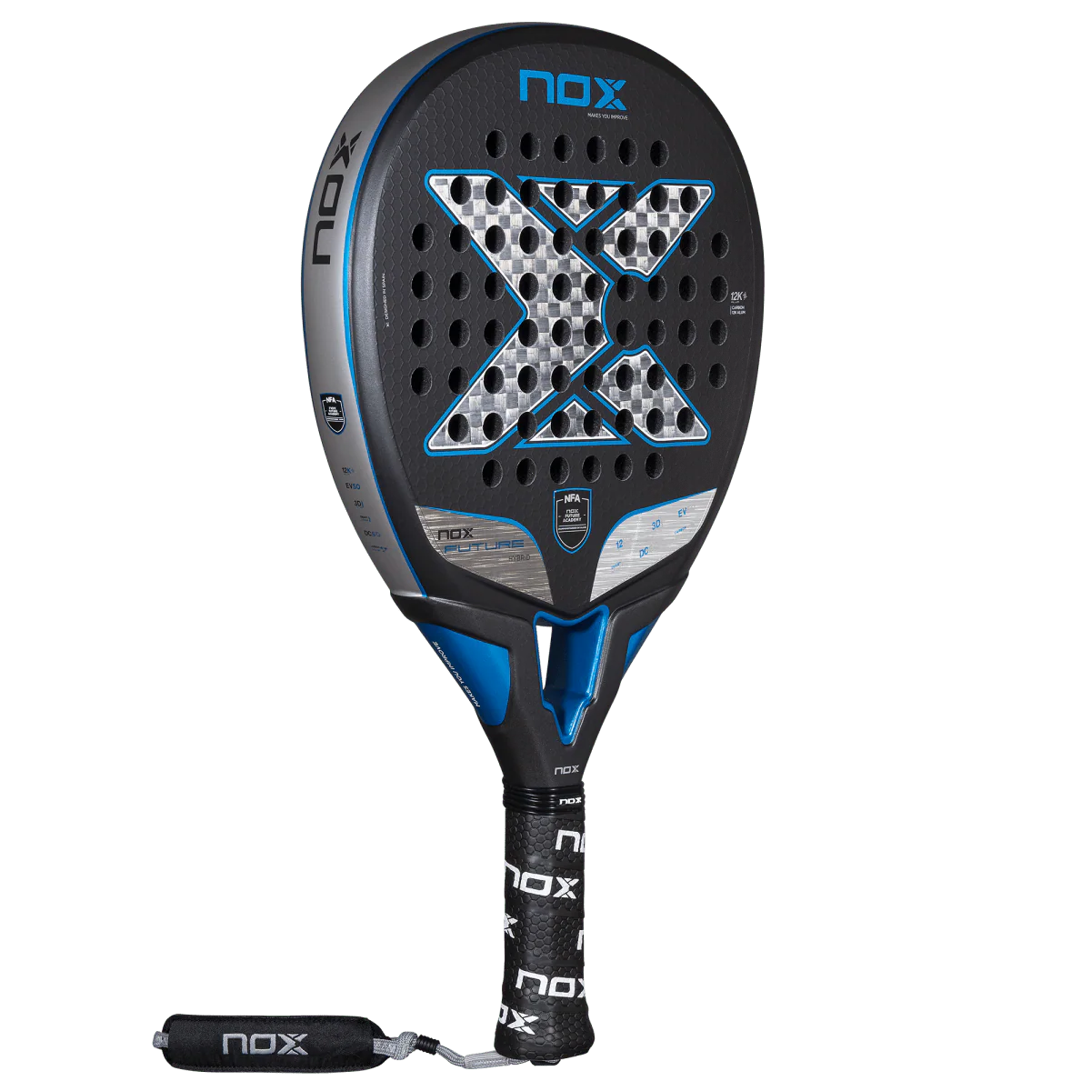 NOX Future Hybrid 12K Alum Padel Racket